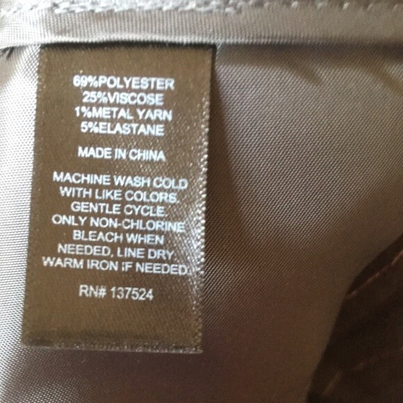 Express pinbstripe straight leg pants - Picture 4 of 4